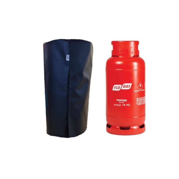 19kg gas bottle cover black with velcro
