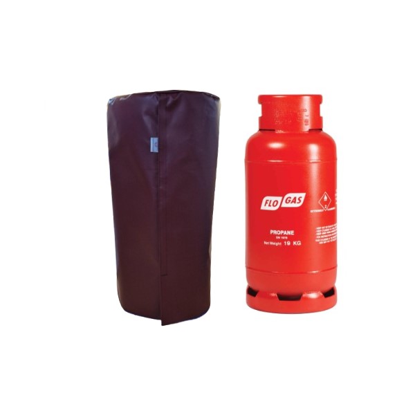 19kg gas bottle cover black with velcro