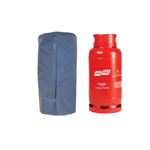 19kg gas bottle cover grey with velcro