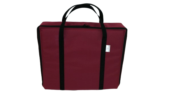 tv bag with base burgundy A 