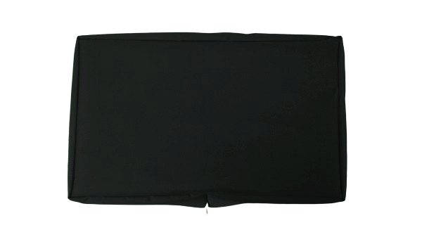 wall mounted tv cover black
