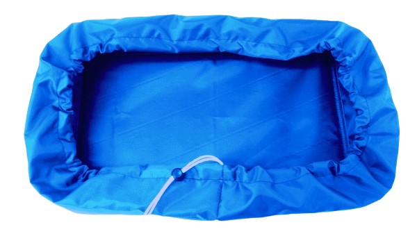 wall mounted tv cover blue