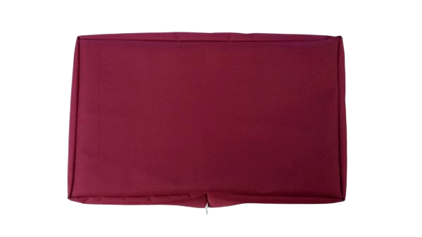 wall mounted tv cover burgundy