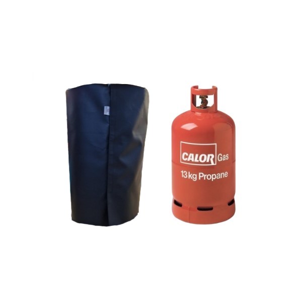 13kg gas bottle cover black with velcro