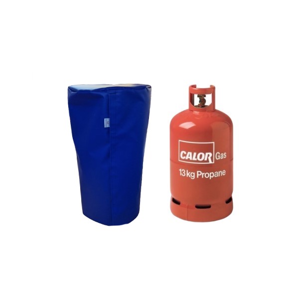 13kg gas bottle cover blue with velcro