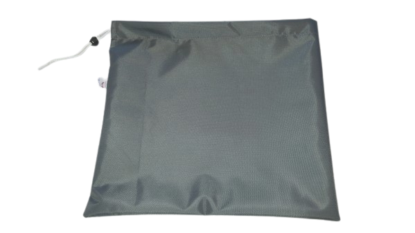 flat bag 12 x 12 grey