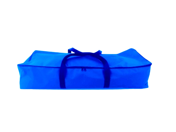 A frame bag blue