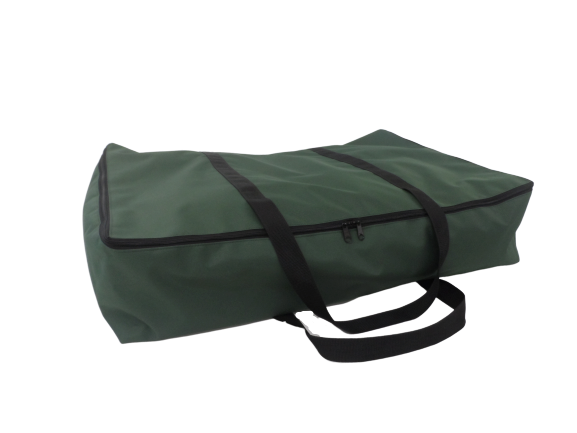 small zip awning bag green