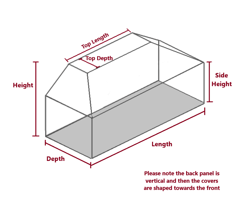 shaped top bbq cover