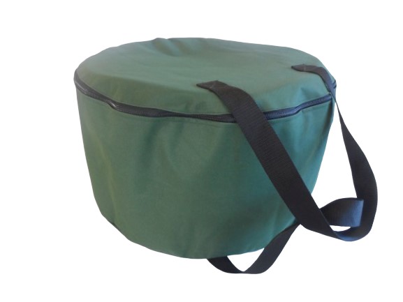 round zipped bbq bag