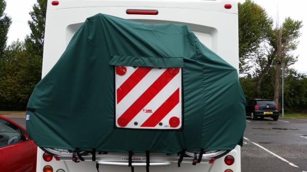 bike cover for bike rack on motorhomes