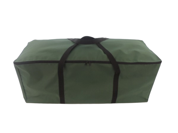 zip holdall bag green