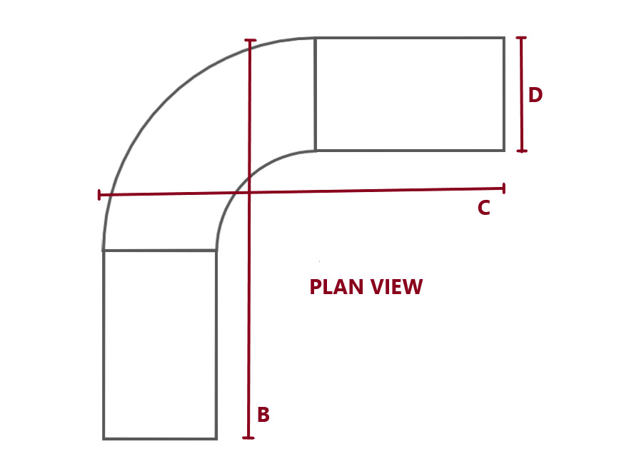 Made to Measure Curved Corner Sofa Cover