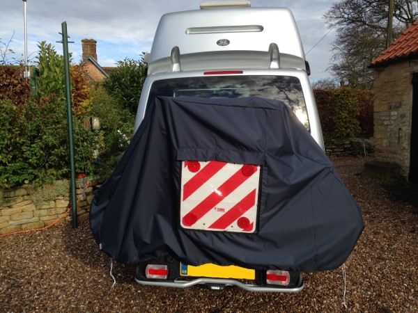 bike cover for bike rack on motorhomes