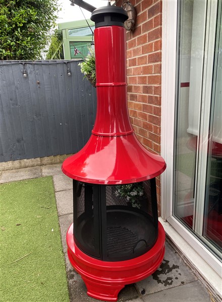 costco red chiminea