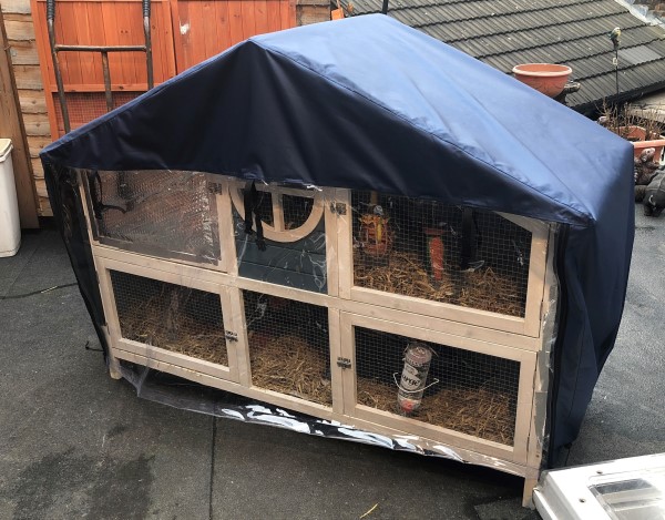 guinea pig thermal hutch cover