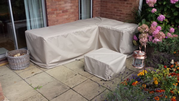 Details about   L Shape Garden Corner Sofa Cover Furniture Waterproof Protector Rainproof Cover 