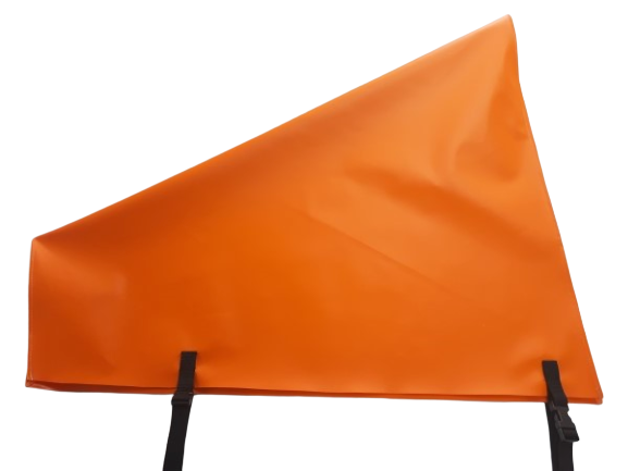 pvc hitch cover orange