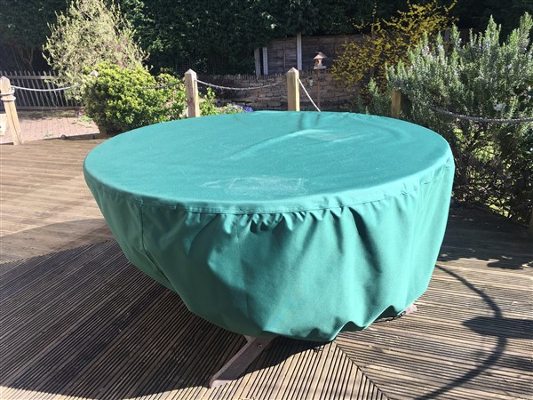 Made To Measure Round Garden Table Cover, Round Garden Table Cover 150cm Wide