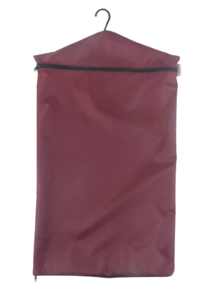 laundry bag burgundy