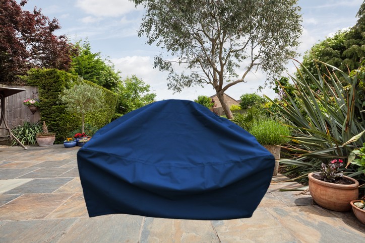 lutyens bench cover navy blue