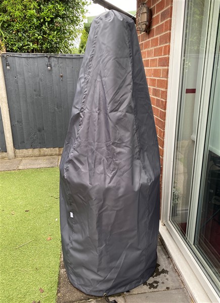 costco steel chiminea cover