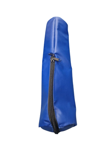 pvc blue padded bag