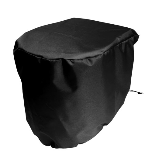 shaped porta potti cover black