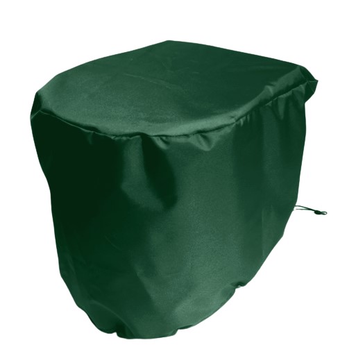 shaped porta potti cover green