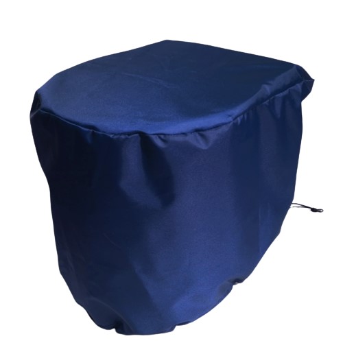 shaped porta potti cover navy blue