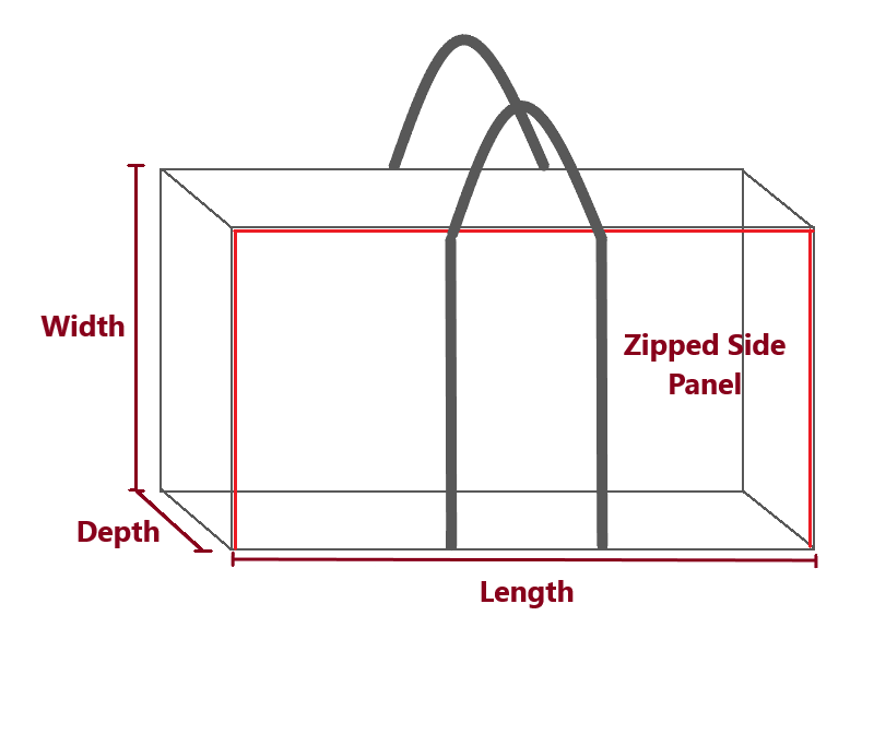 rectangular shape bag