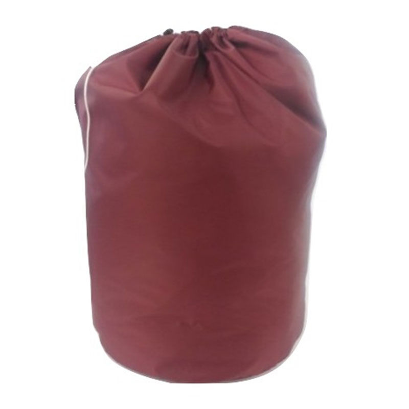 round bag with drawstring