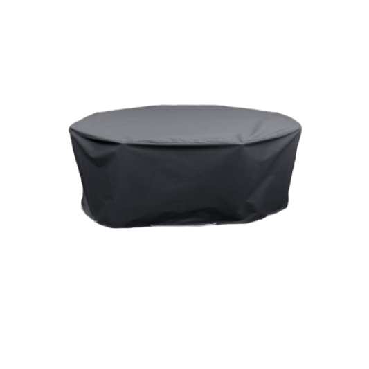 round table cover grey