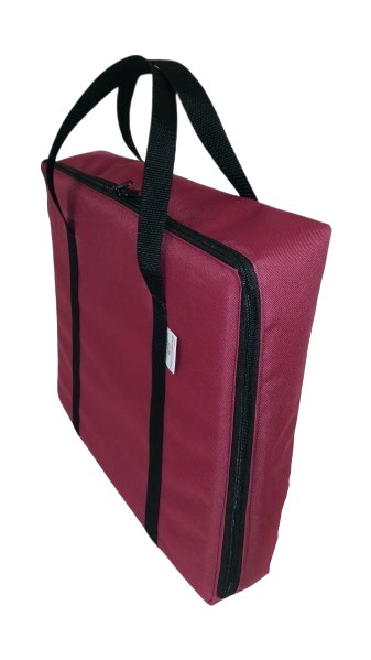 slim tv bag burgundy 