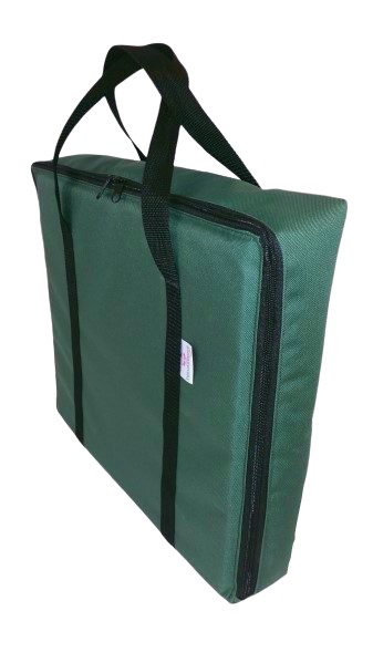 slim tv bag green