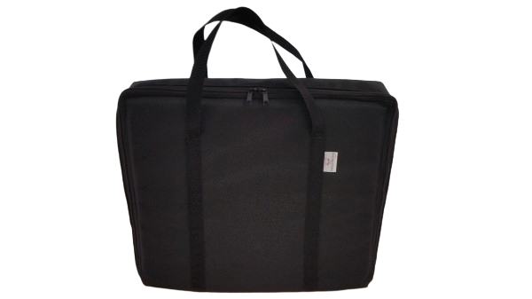 tv bag with base black A