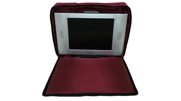 tv bag with base burgundy E