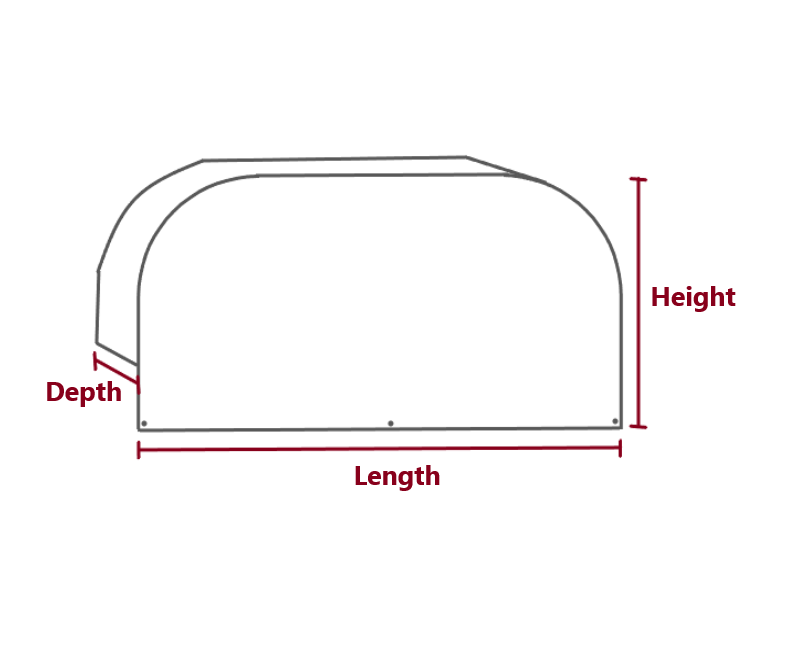 twin axle wheel cover shape