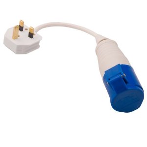 UK mains hook up adaptor lead