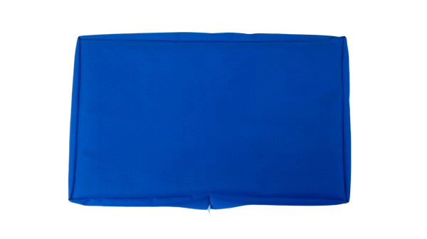 wall mounted tv cover blue