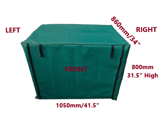 XL generator cover size