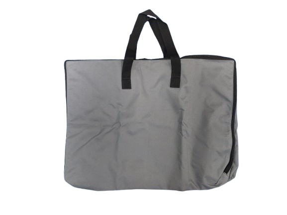 zipped bag grey