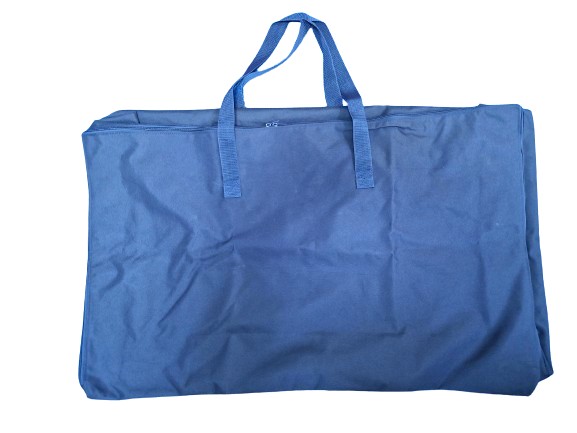 zip bag navy blue