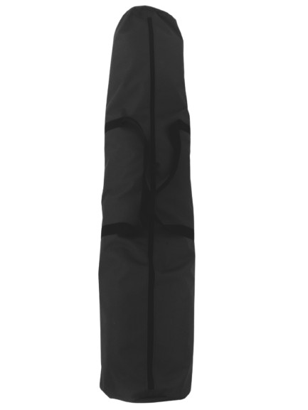 zipped pole bag black