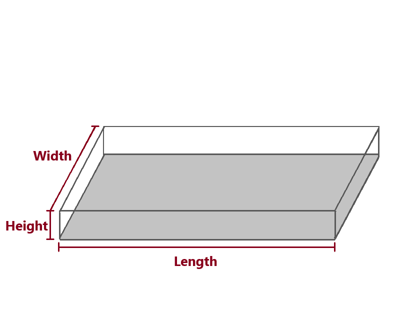 made to measure rectangular - square cover shape