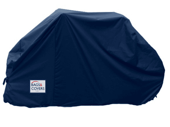 wall mounted bike cover navy blue