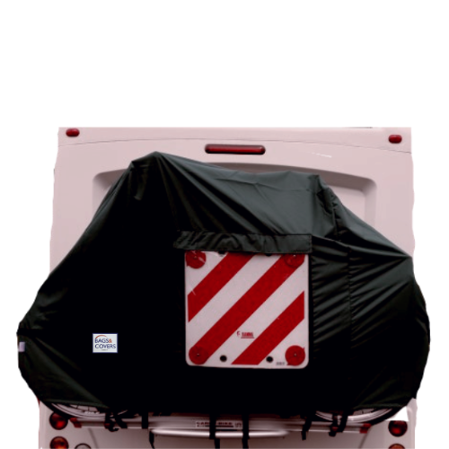 wall mounted bike cover black 