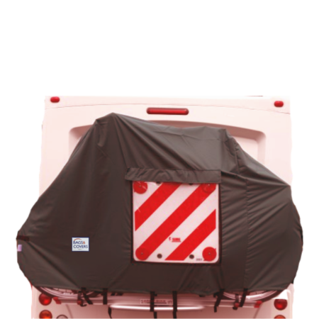 wall mounted bike cover grey