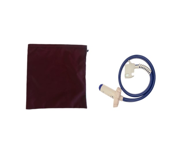 water pump and bag burgundy